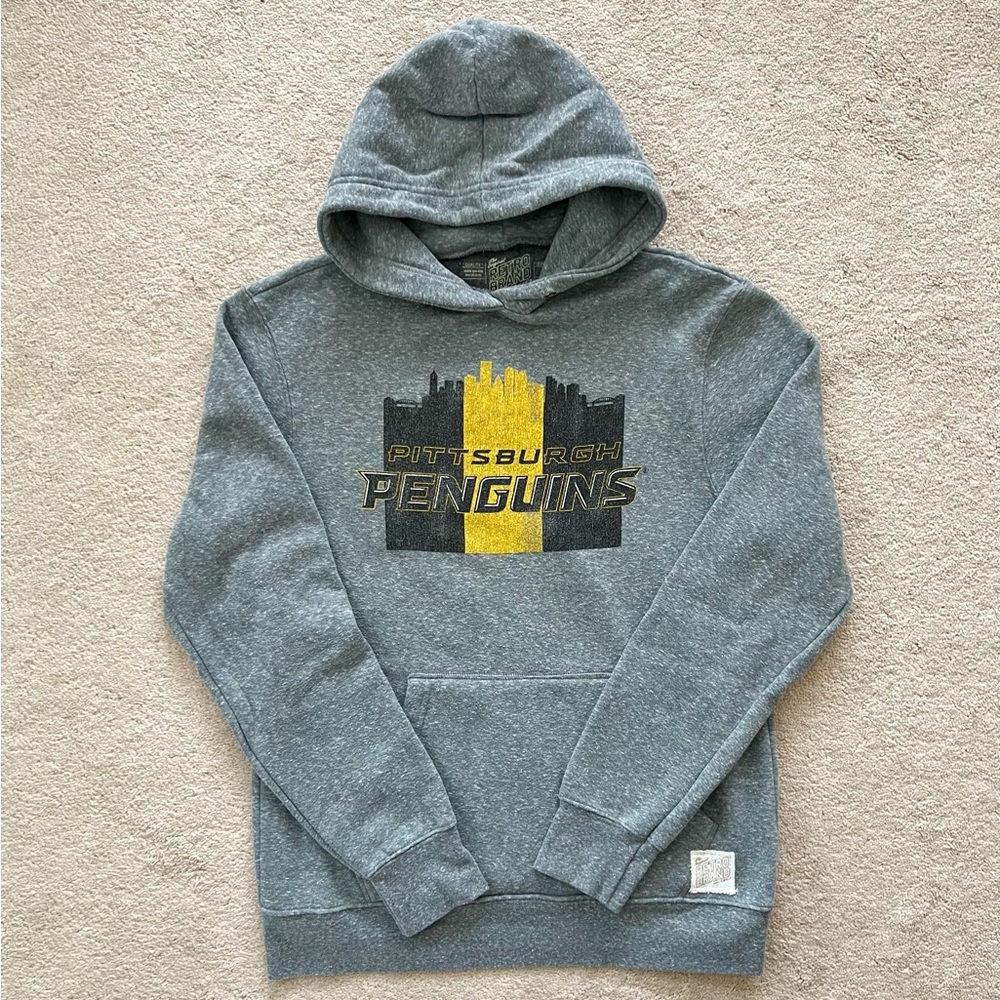Pittsburgh Penguins Gray Hoodie